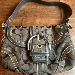 Coach Mahogany Canvas Soho Bag EO6Q-1029